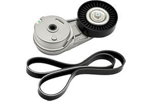 24430296 Belt Tensioner Kit with Pulley Compatible with Chevrolet Equinox Malibu Cobalt Orlando Classic & GMC Terrain & Buick