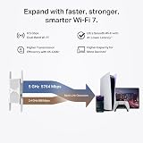 TP-Link RE405BE BE6500 Dual Band Wi-Fi 7 Extender 2.5 Gbps Port Easy Setup view 3