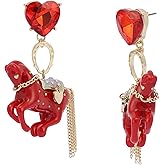 Betsey Johnson Jewelry Women's Horse Drop Earrings