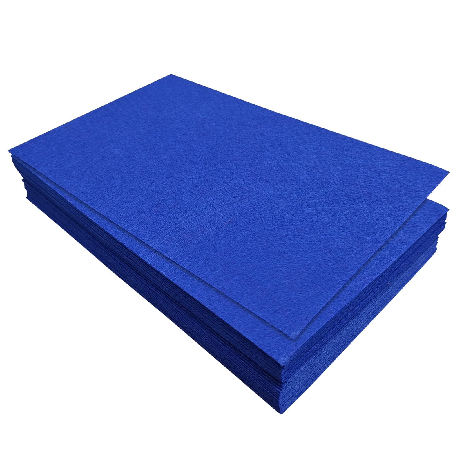 Jtnohx Stiff Felt Sheets, 32 Pcs Felt Fabric for Crafts, 17.78×28.7cm Colour Fabric Square for Art and Craft DIY Supplies(Dark Blue) — image 1