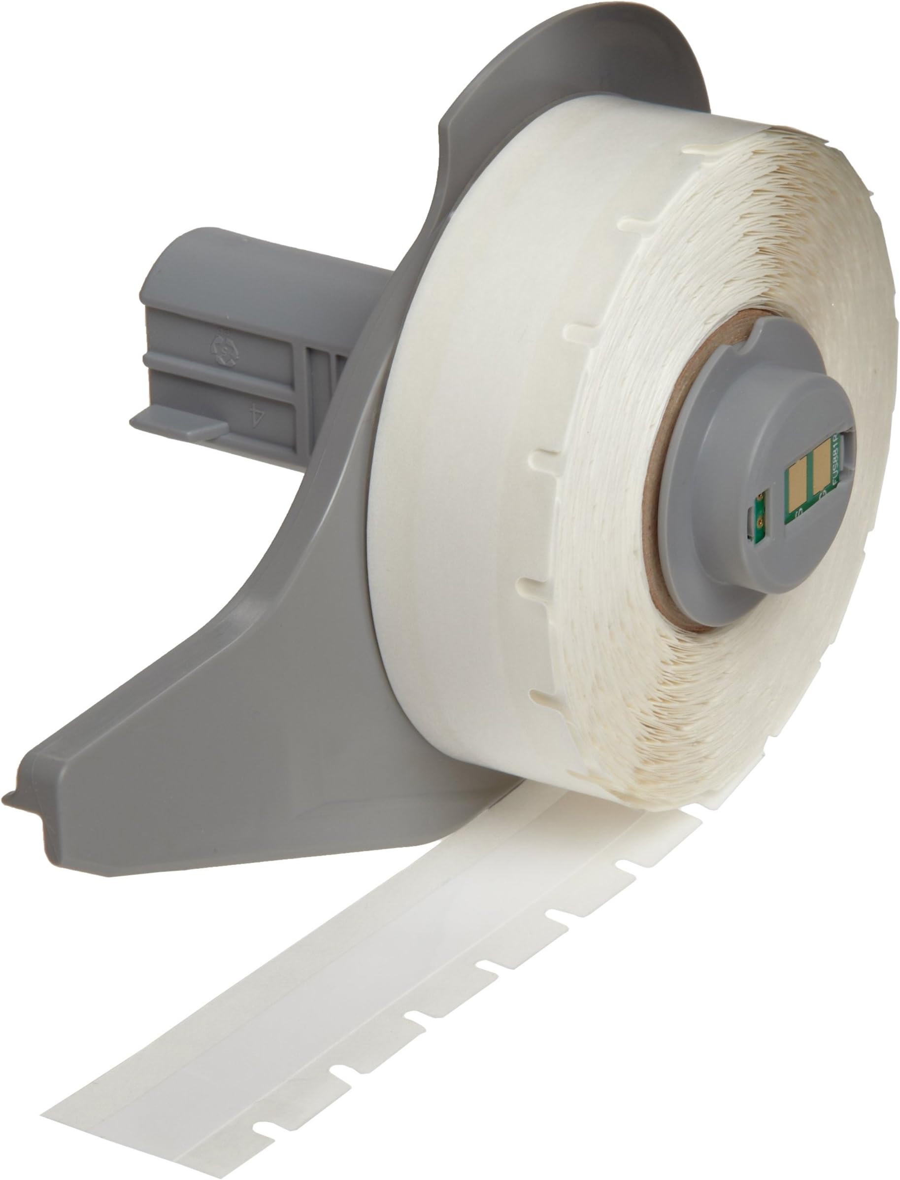 Brady M71C-375-422 0.375" Width x 50' Height White Color B-422 Permanent Polyester Labels With Gloss Finish For BMP71 Label Printer