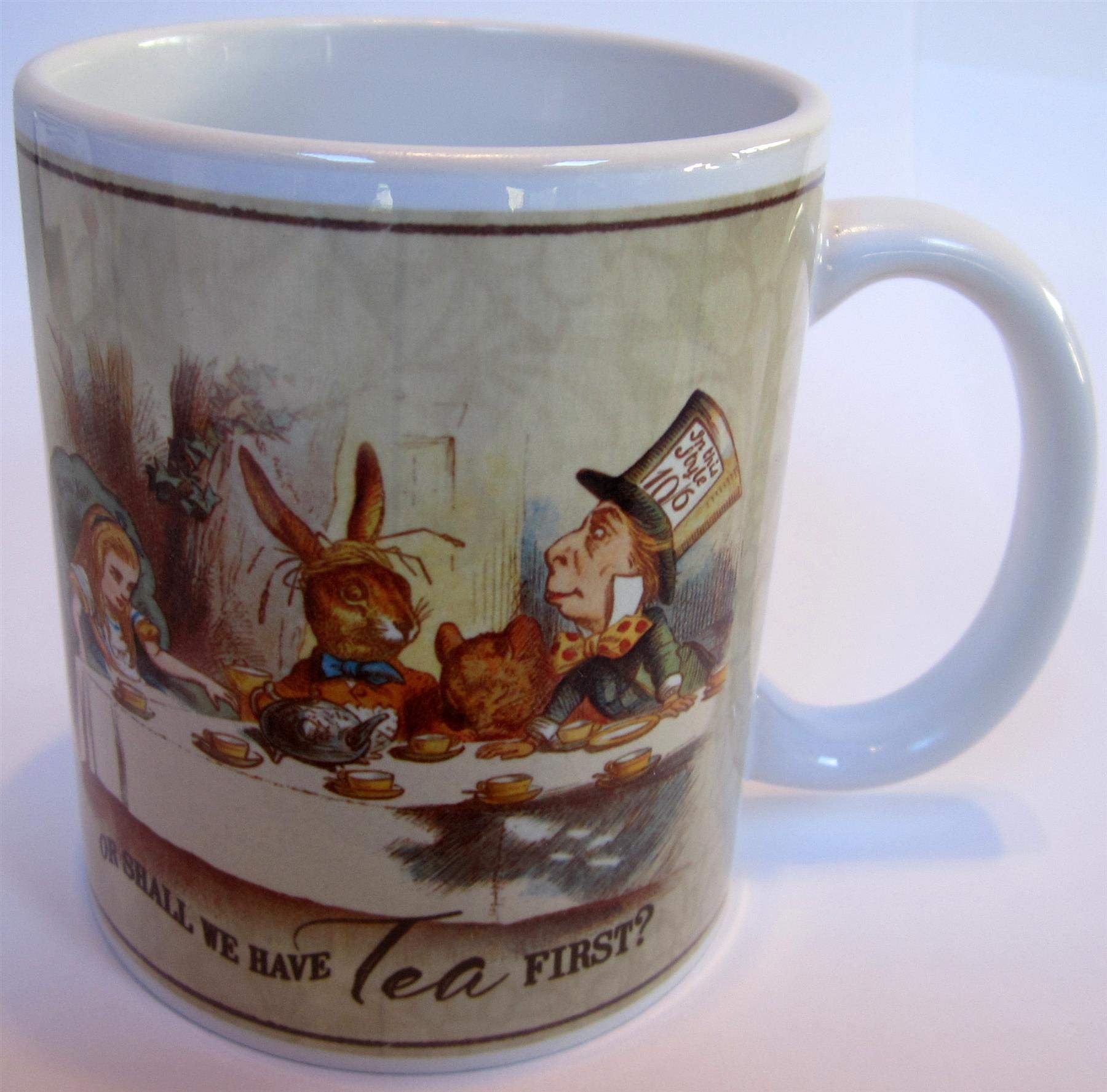The Original Metal Sign Company Alice in Wonderland Tea Party Mug Would You Like an Adventure?