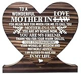 Funny Mother-In-Law Gift Printed Wood Plaque,Gift