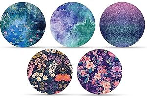 XIHIRCD 10pcs Sensor Covers Patches for Libre 2 or 3, Waterproof & Sweatproof CGM Overpatch Water Lily Design Breathable Moni