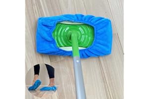 Evelots Mop/Sweeper Pad-Microfiber-Reusable-Dry Fast-Non Abrasive-One Size-Set/6
