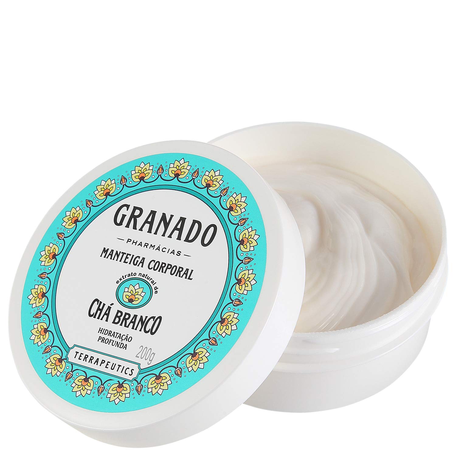 Linha Terrapeutics Granado Manteiga Corporal Cha Branco 200 Gr