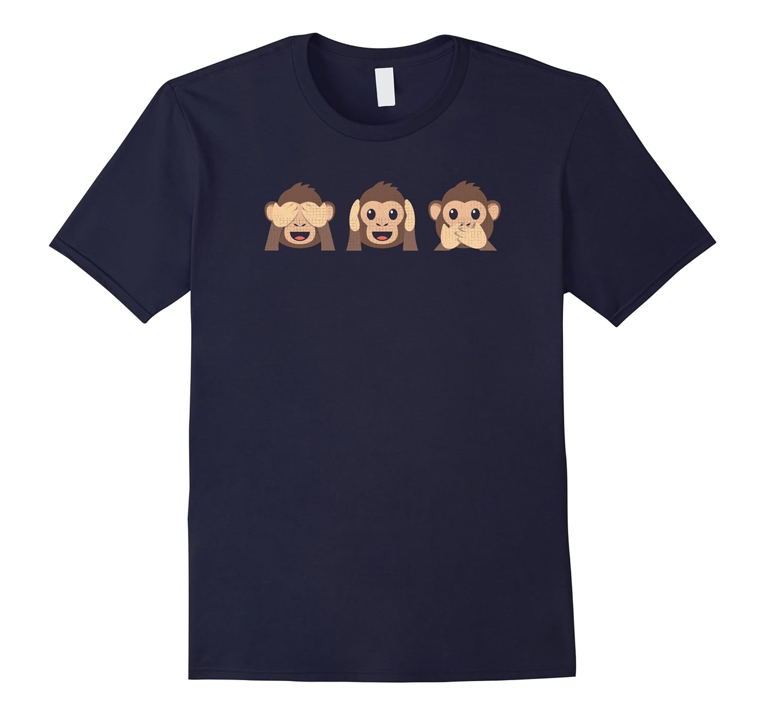 See No Evil Hear No Evil Speak No Evil Monkeys Gift T-Shirt-ANZ