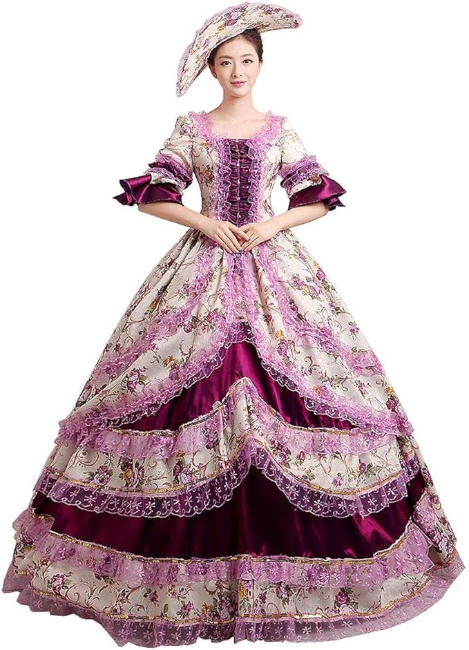 CountryWomen Dames 18e Marie Rococo Masquerade