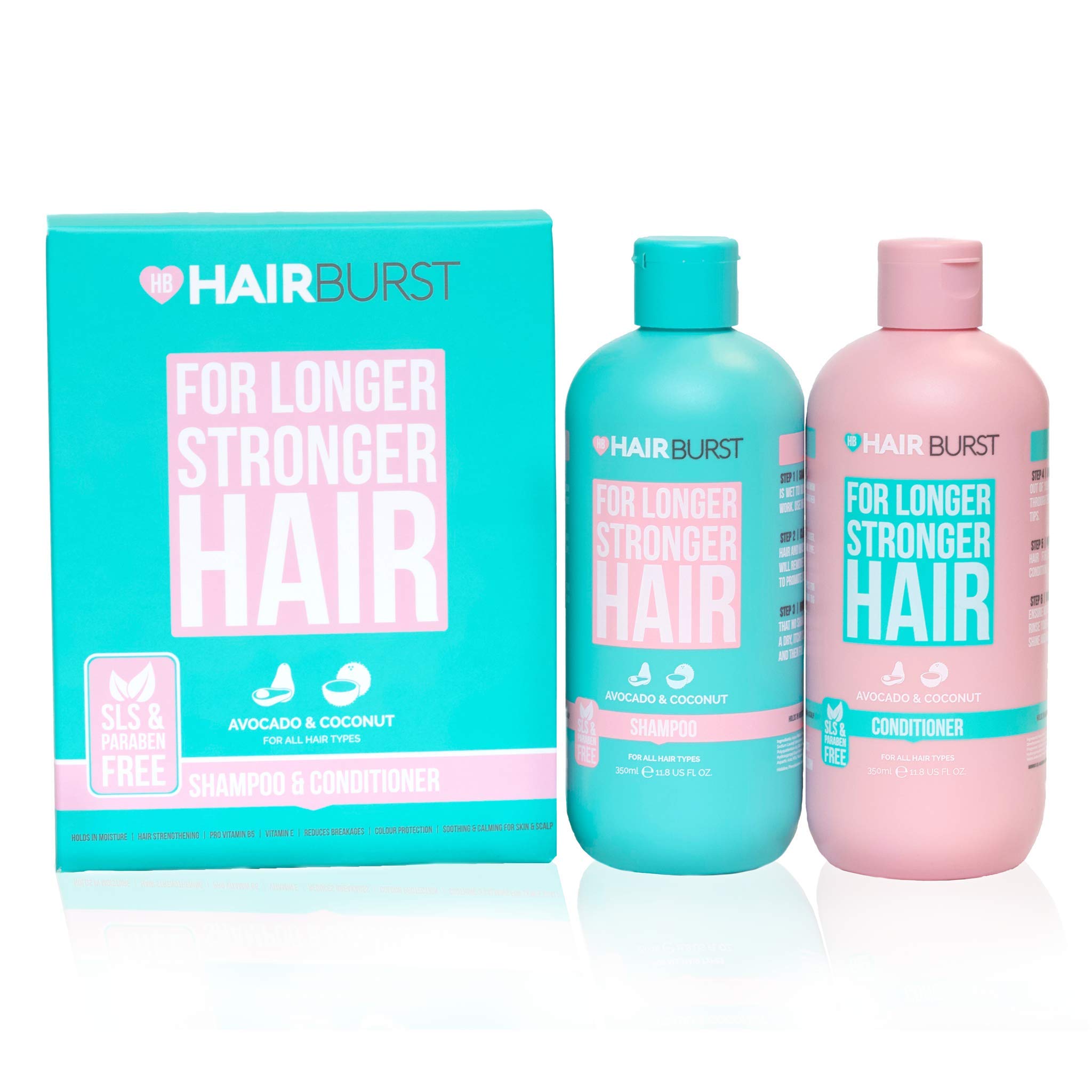 Hairburst Hair Growth Shampoo and Conditioner For Woman Reduces Hair