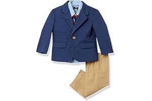 Nautica Baby-Boys 4-Piece Suit Set with Dress Shirt, Jacket, Pants, and Tie