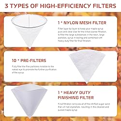 EIHFHIE 12 Pcs Maple Syrup Filters Set, 1Qt