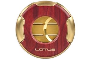 LIGHTERUSA Lotus Meteor Round 64 RG Cigar Cutter (Woodgrain)