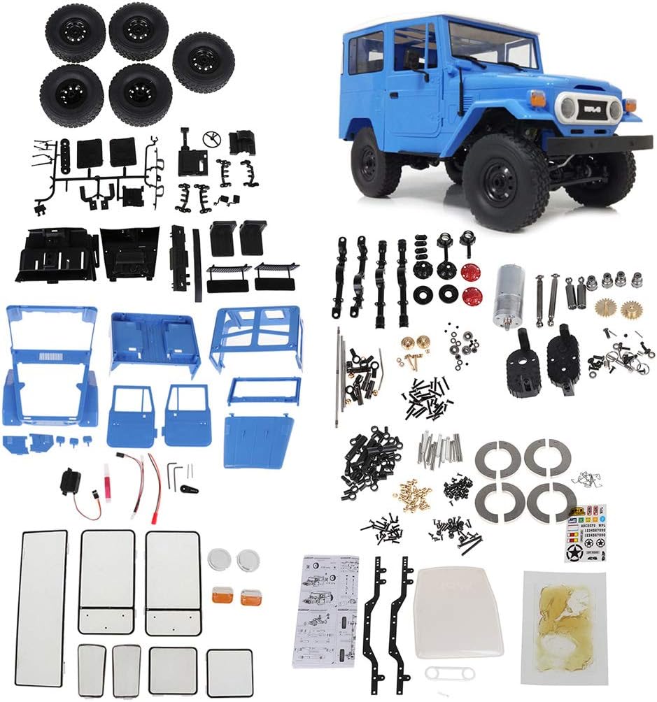 HavanaYZ WPL C34 KIT Version Metal 1:16 FJ40 4WD Climbing Off-Road Truck Remote Control Car DIY Accessories