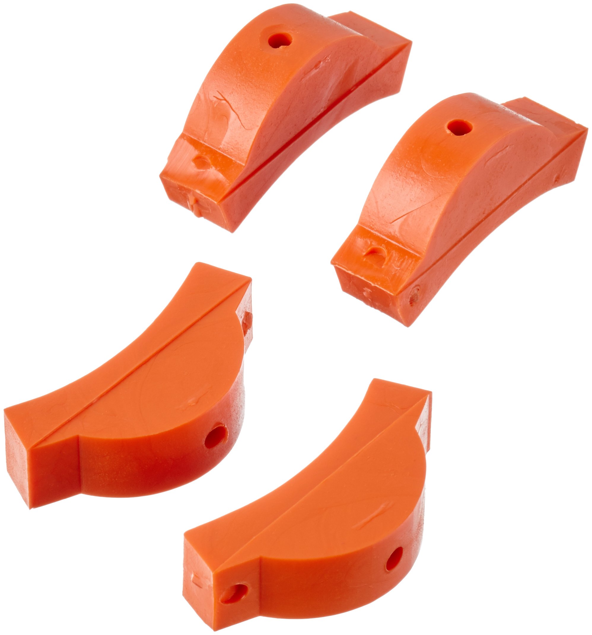 Bahco 2650 B Spare Pair of Inserts for Connector Plier, Silver/Orange