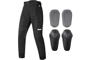 ILM Mesh Motorcycle Pants for Men with CE Armor Leg Zipper Riding Motorbike Touring Model PM1