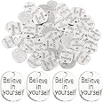 Framendino, 50 Pack Angel Charms Pendant Tibetan India