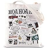 KUIYAI Vampire Movie Inspired Tote Bag Vampire Lovers Shoulder Bag HOA HOA Season Gift Vampires Fans Gift (HoaHoaToteS)