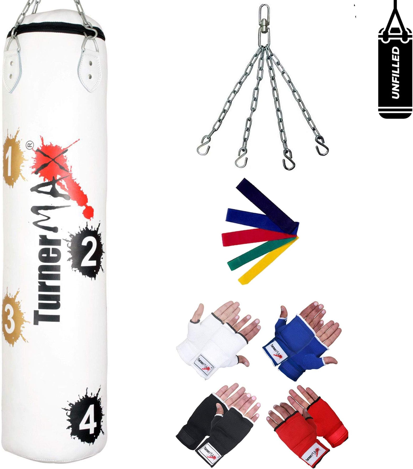 TurnerMAX Punch Bag Heavy Boxing Target Pucnhing Boxing Hanging Training Bag Kickboxing Muay Thai