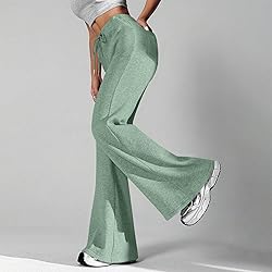 Flared Sweatpants Woman,Wide Leg Yoga
