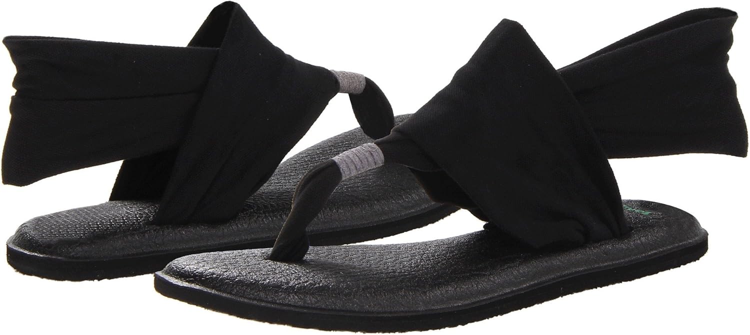 sanuk yoga sling black