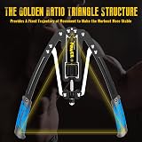 LEJIEYIN Twister Arm Exerciser Adjustable 22-440 lbs Hydraulic Power view 4