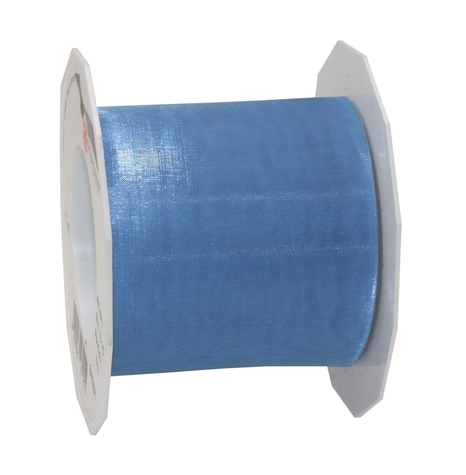 C.E. Pattberg Sheer Organza Ribbon Light Blue, 27 Yards Gift Wrap Ribbon, 2.8 inches Width, Accessories for Decoration & Handicrafts, Decoration Ribbon for Presents, for Every Occasion