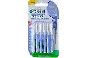 Gum Trav-ler Dental Brush 0.6mm X6