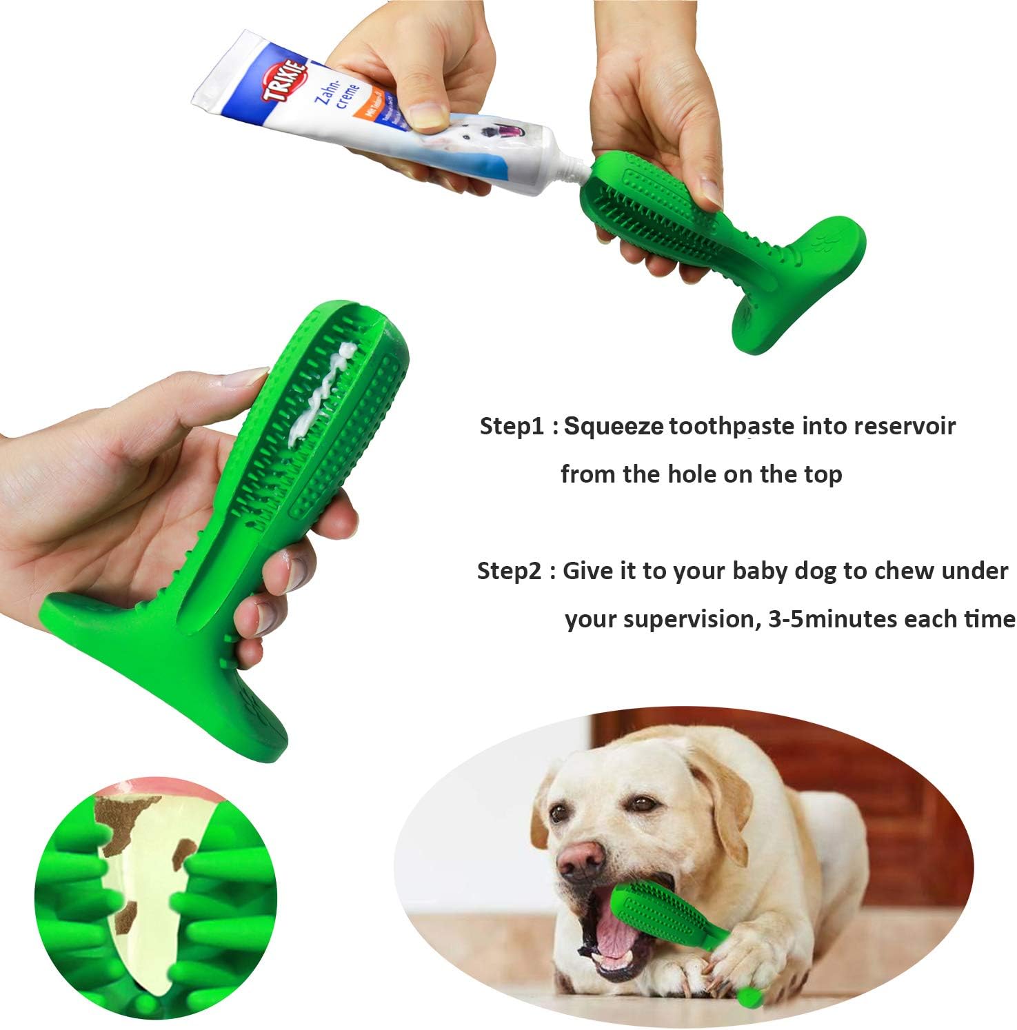 MansWill Dog Dental Care Toothbrush - Image 4