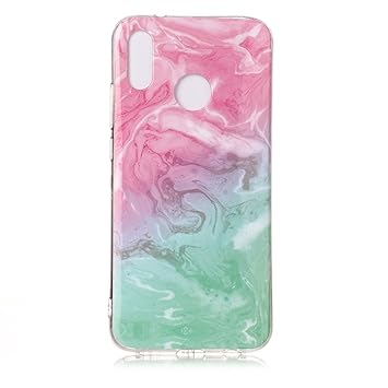 Lomogo Huawei P20 Lite/nova 3e Case Soft Silicon Case Shockproof Anti-Scratch Marble Case Cover for Huawei P20Lite / nova3e - LOYHU20950 L6