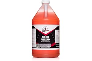 Southeast Softwash Wood Wizard | Heavy Duty Wood Floor Cleaner & Stain Remover | No-Bleach Wooden Floor Cleaner for Decks, Fences, & Docks | Odorless Concentrated Solution (1 Gallon Jug, 1 Pack)
