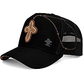 Sacudido's | Trucker Cap Cross Rosary | Snapback Hats, Adjustable, Unisex, Faith