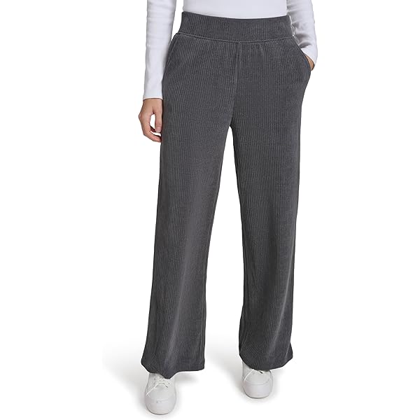 Amazon.com: Theory Women's Easy Track Pants, Charcoal/Black, S