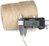 jijAcraft Natural Jute Twine 300M 2 Ply 1.5mm Brown Garden String view 2