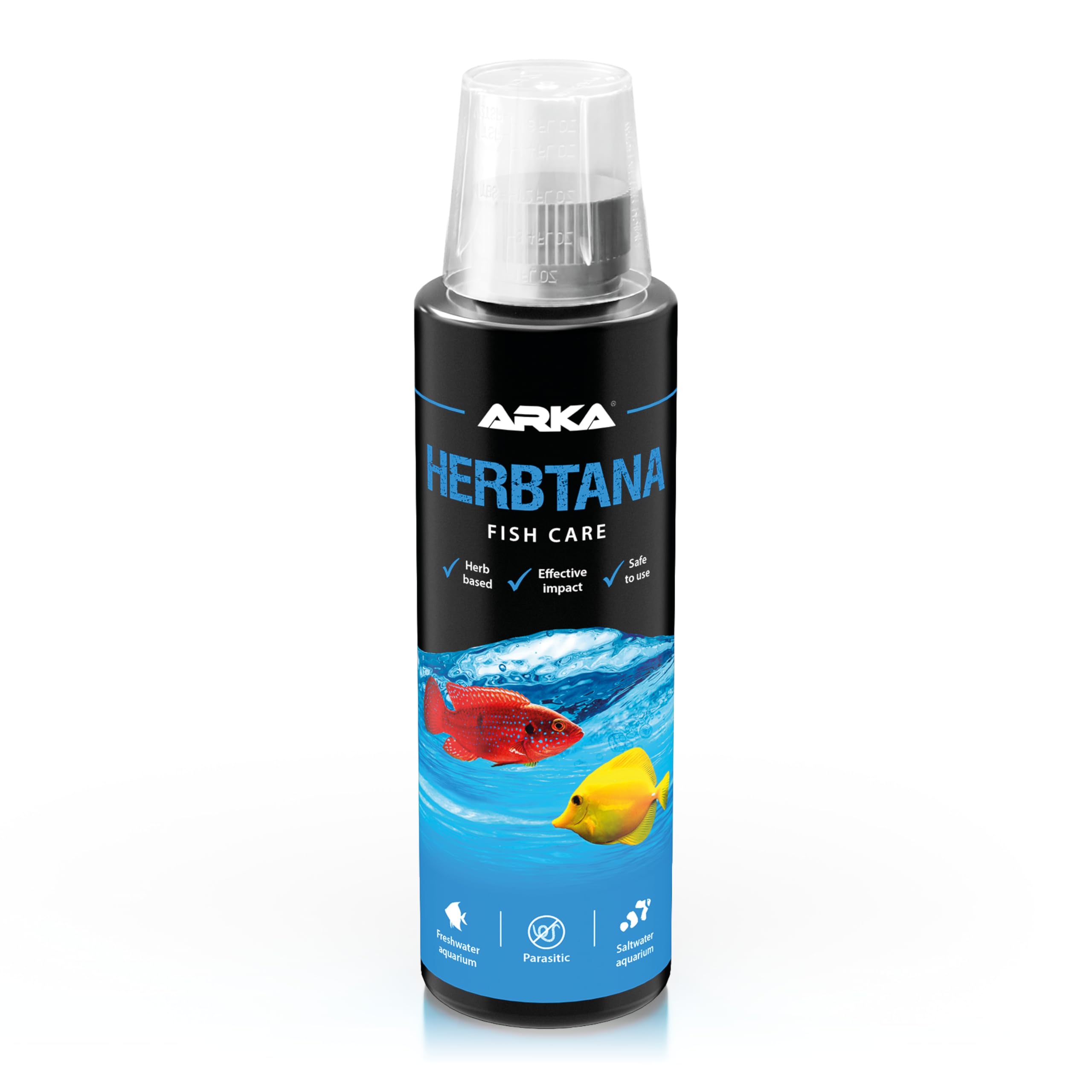 ARKA - Herbtana Herbal Care Preparation for Optimal Support of the Immune System in Fish in Any Saltwater and Freshwater Aquarium, 236 ml
