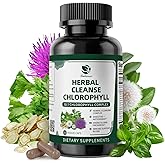 Lukaree Chlorophyll Herbal Complex Capsules, 60 Vegan Chlorophyll Capsules for Detox, Digestion, Gut & Skin Health, Energy & Immune Support, Long-Term Freshness & Well-Being