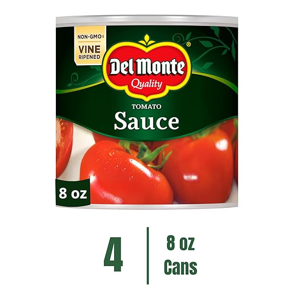 DEL MONTE TOMATO SAUCE, 8 OZ. CAN (PACK OF 4)