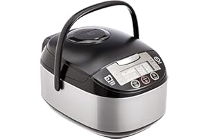 �鶹�� Basics Multi-Functional Rice Cooker - 5.5-Cup Uncooked (11-Cup Cooked), Black