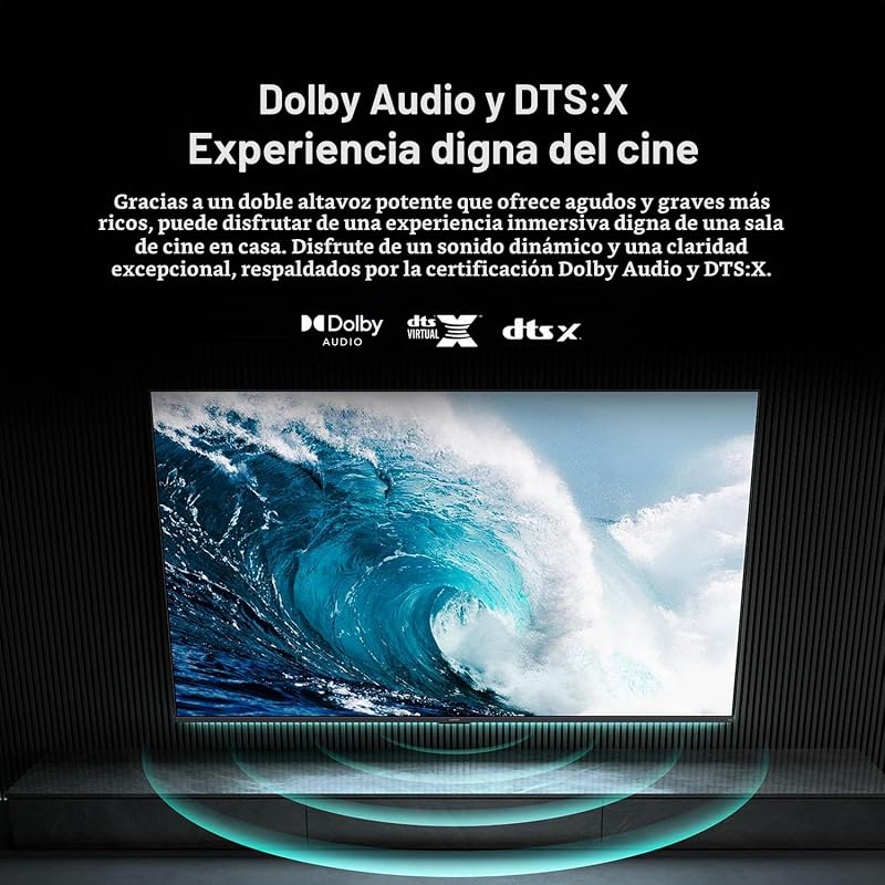 TV 43 Pulgadas 2026, 4K UHD Smart TV Fire OS8 HDR10 L43MB-FAVEU