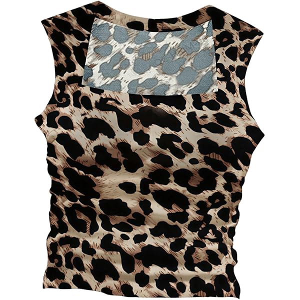 WDIRARA Women's Square Neck Sleeveless Corset Denim Top Zip