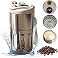 GTHUNDER Smart Insulated Mug - Coffee Mug Smart Sensing Intelligent Display - 14 Oz Insulated Travel Coffee Mug -Summer Cold Storage Portable Car Stainless Steel Water Cup（silver ）