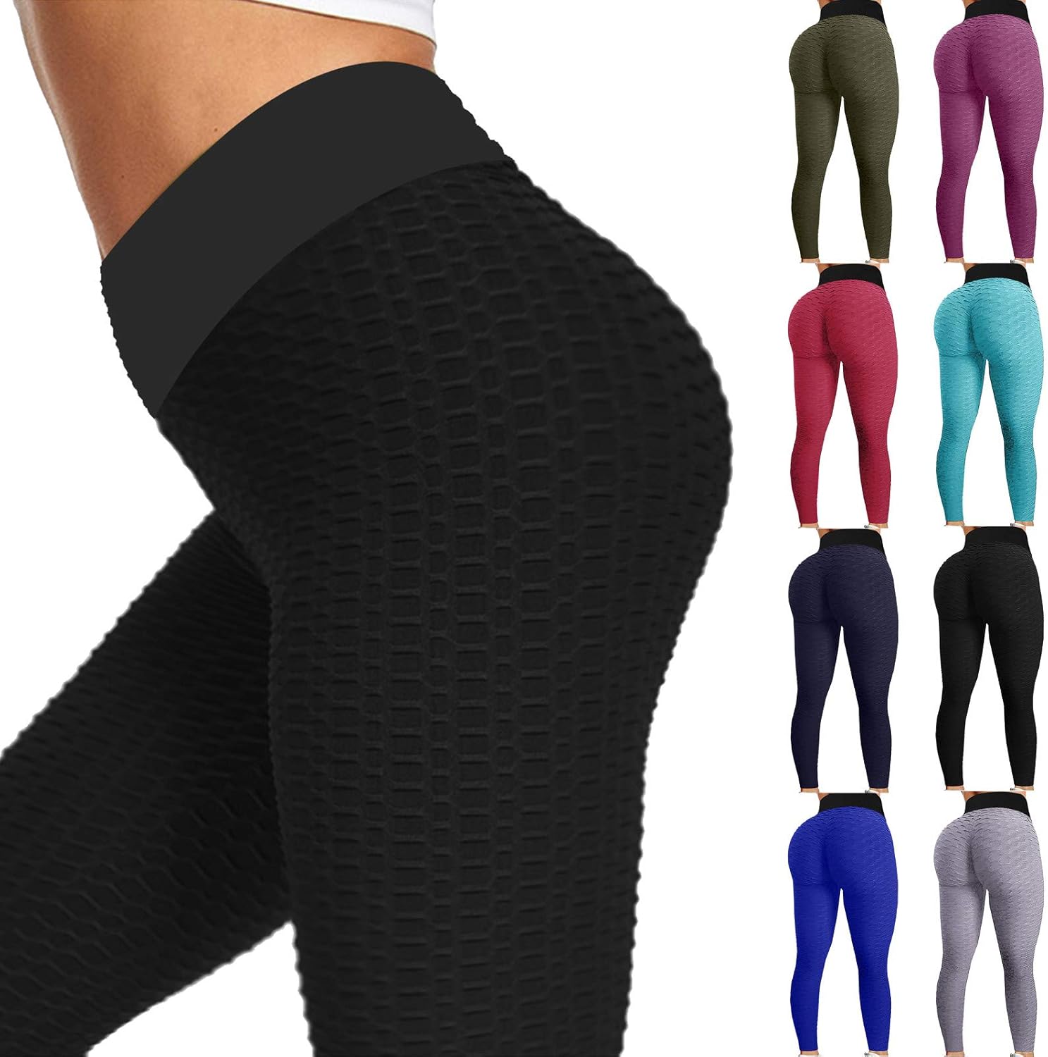 IFOUNDYOU Tummy Control Leggings Yoga Pants Women Butt Push