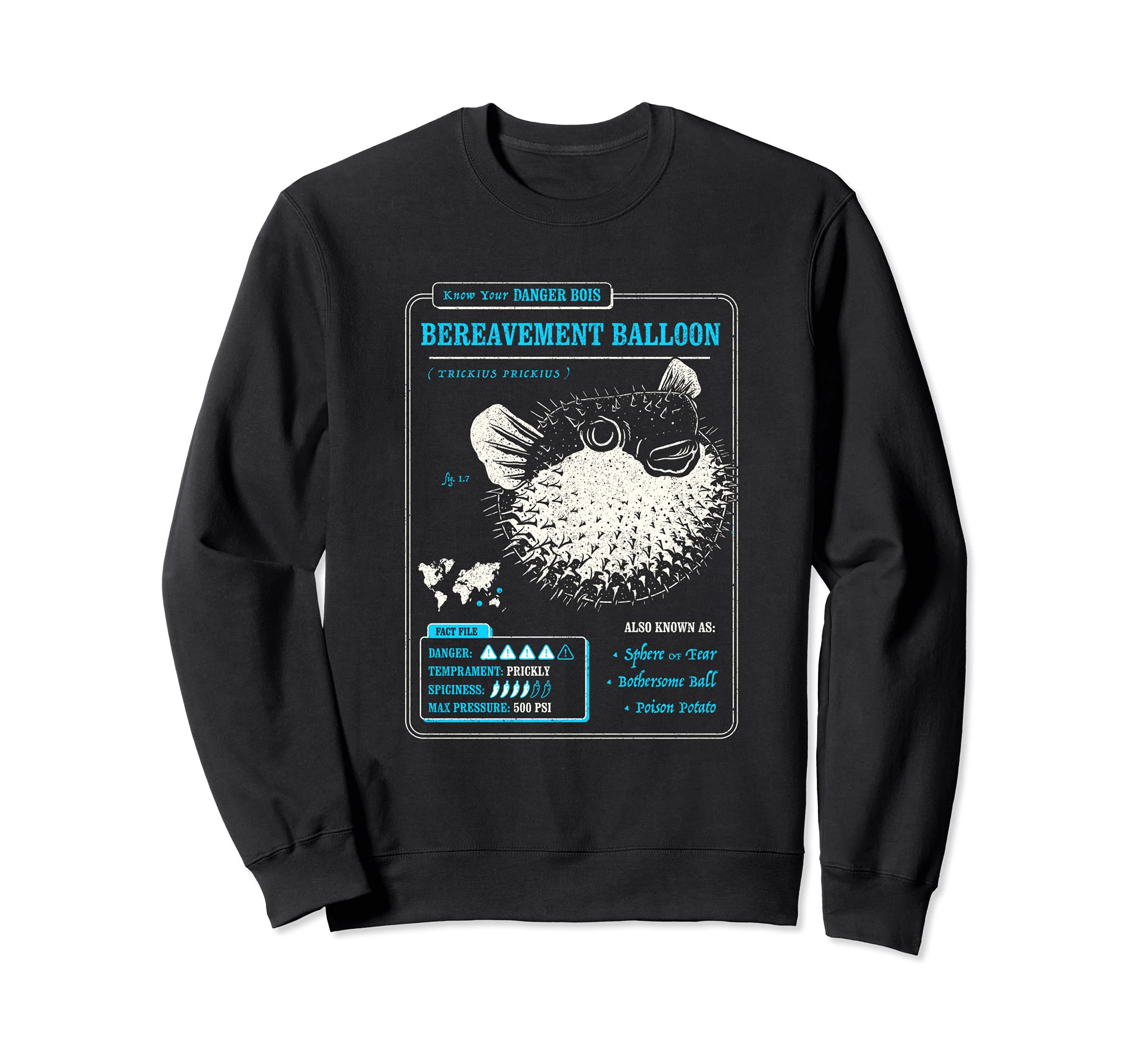 Know Your Bereavement Balloon (AKA PufferFish, Blowfish) Sweatshirt