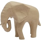 d&eacute;copatch papier mache animal, 18.5x12.5x15.5cm, Brown