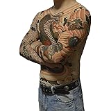 nuturary zero タトゥータイツロンT 刺青コブラ 入れ墨シャツ 面白Ｔシャツ 和彫り