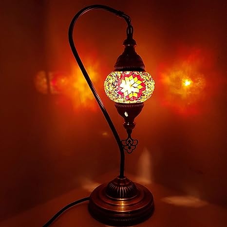 colourful table lamps