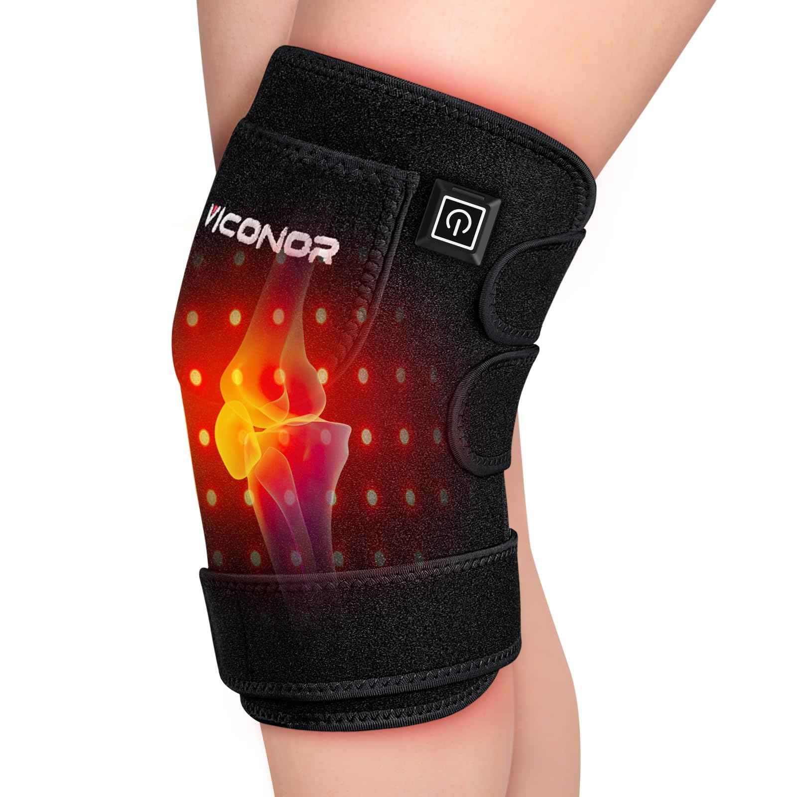 Photo 1 of Viconor Red Light Therapy for Knee Infrared Light 660nm 850nm Knee Brace Heating Pad for Elbow Joint