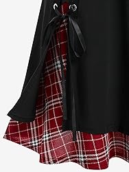 ROSE GAL Women's Plus Size Mini A-Line Gothic Skirt