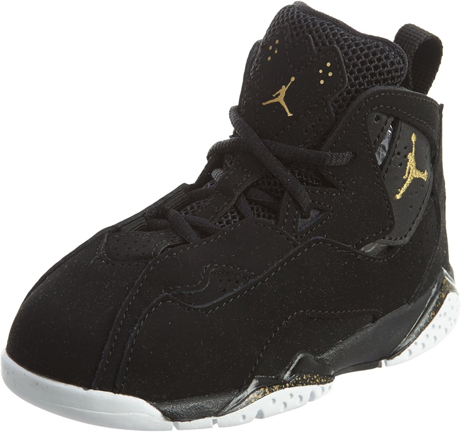 boys gold basketball shoes