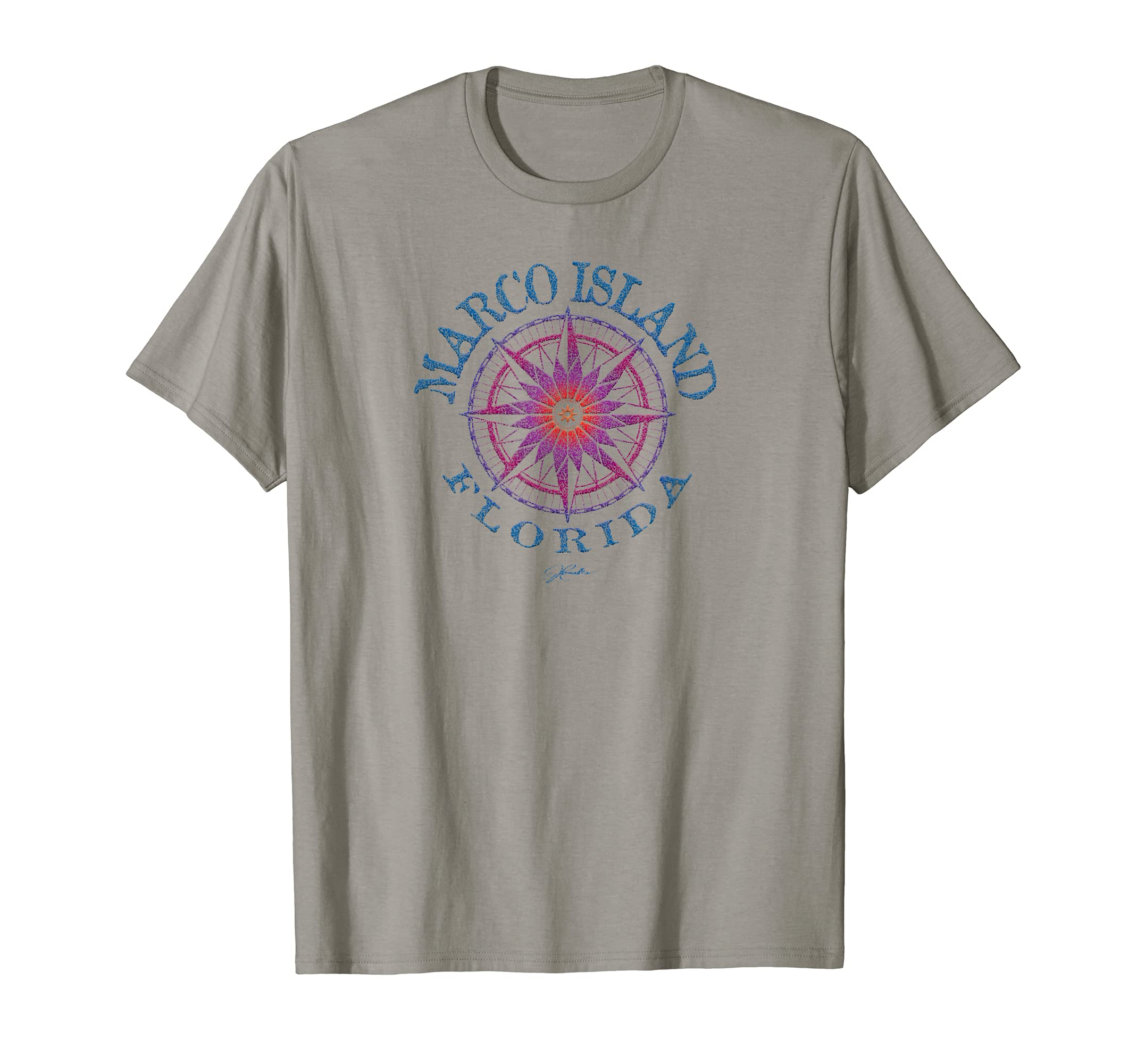 JCombs: Marco Island, FL, Compass Rose T-Shirt