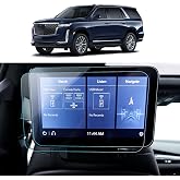 LANTU Cadillac Escalade Screen Protector for 2021 2022 2023 2024 2025 2026 Cadillac Escalade &amp; Yukon Denali &amp; Tahoe Suburban Rear Seat TV Touchscreen Protector Film Tempered Glass Anti Glare 12.6&rsquo;&rsquo;-2 Pack